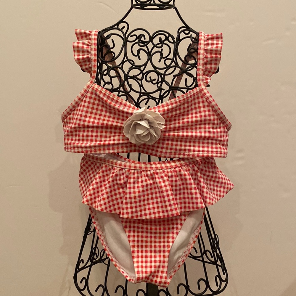 Girls two piece swimsuit.